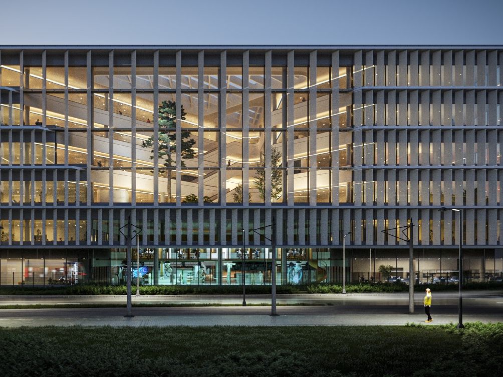Betriebsgebäude Merck Foto Betriebsgebäude Merck
