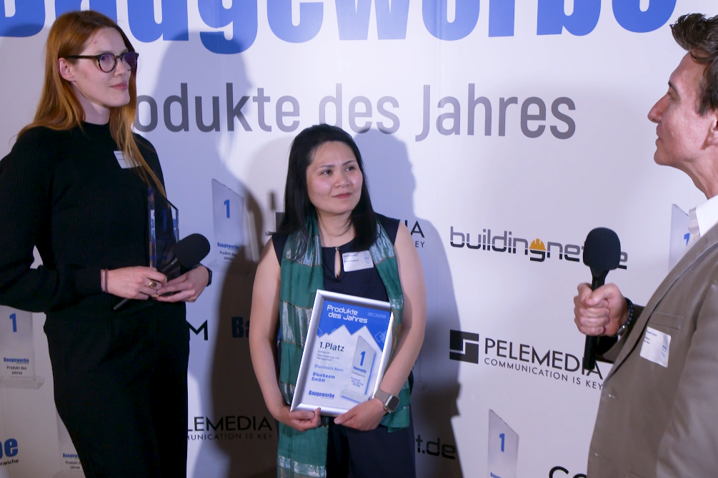 Video-Interview Laura Suhr und Andrea Radlbeck - Baugewerbe Produkte des Jahres 2026 Video-Interview Laura Suhr und Andrea Radlbeck - Baugewerbe Produkte des Jahres 2026
