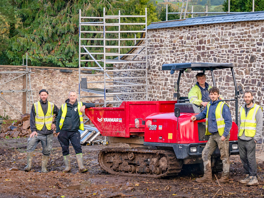 Historische Gartenträume mit Yanmar realisiert
