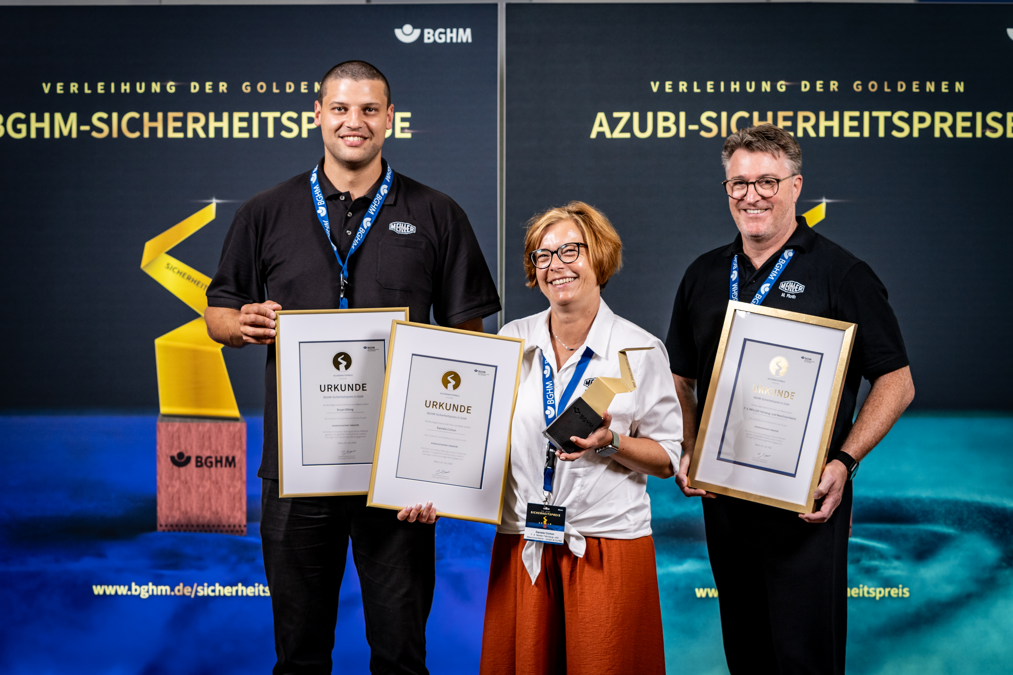 Goldener BGHM-Sicherheitspreis 2026 für Meiller Kipper Goldener BGHM-Sicherheitspreis 2026 für Meiller Kipper