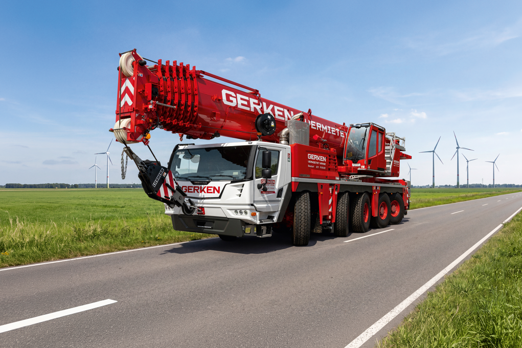Gerken Krane erweitert Mobilkranflotte mit neuem Liebherr LTM 1150-5.4 Gerken Krane erweitert Mobilkranflotte mit neuem Liebherr LTM 1150-5.4