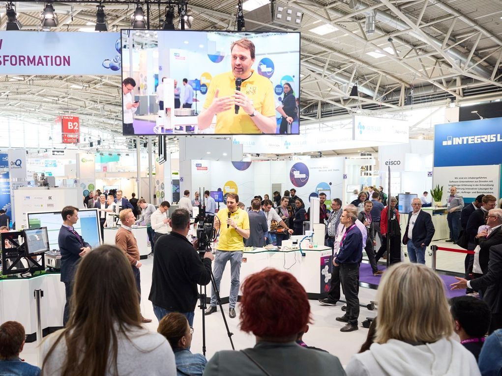 Gefüllte Messehallen und glänzende Stimmung: Analytica 2024 war ein voller Erfolg Sonderschau Digital Transformation, Analytica 2024