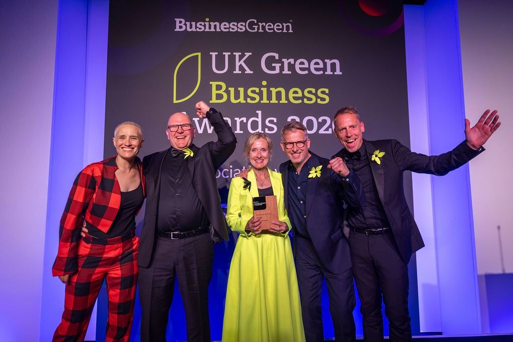 Fristads gewinnt bei den UK Green Business Awards Fristads gewinnt bei den UK Green Business Awards