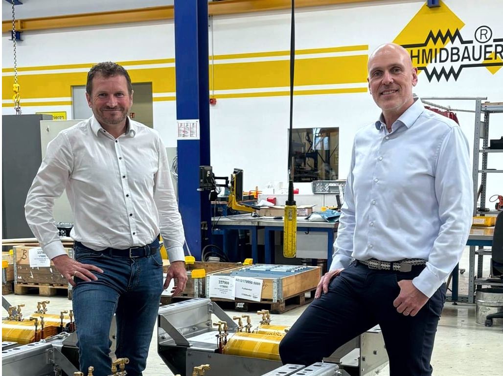 Schmidbauer erweitert Führungsspitze: Florian Ehgartner zum zweiten Geschäftsführer berufen Dominik Reichl (li.) und Florian Ehgartner