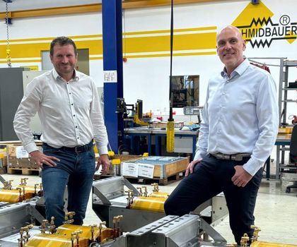 Schmidbauer erweitert Führungsspitze: Florian Ehgartner zum zweiten Geschäftsführer berufen Dominik Reichl (li.) und Florian Ehgartner