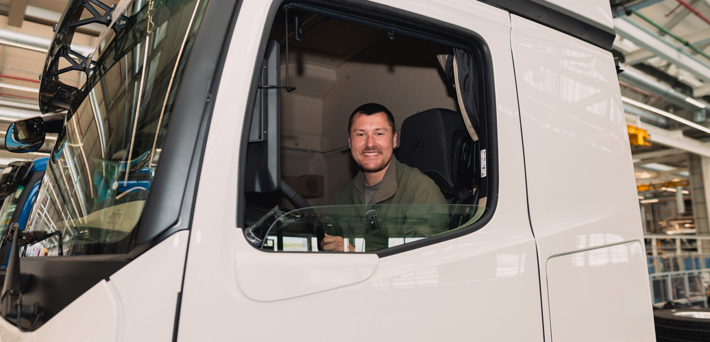 Mit dem Mercedes-Benz eActros 600 in „80 Ladungen um die Welt“ Mit dem Mercedes-Benz eActros 600 in „80 Ladungen um die Welt“