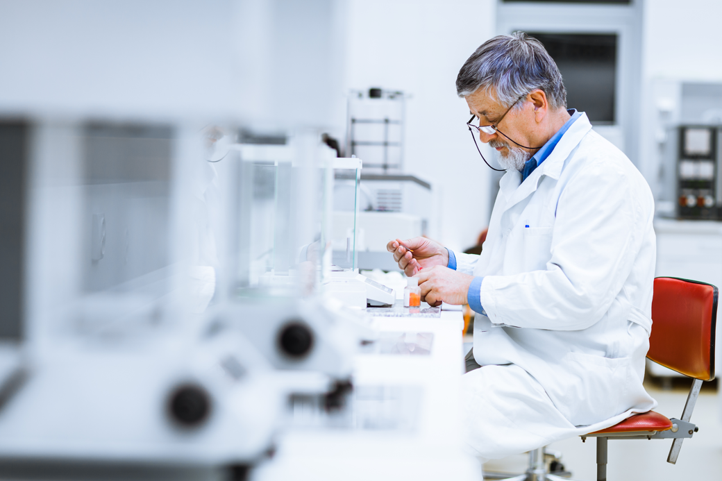 Mitarbeiter im Labor