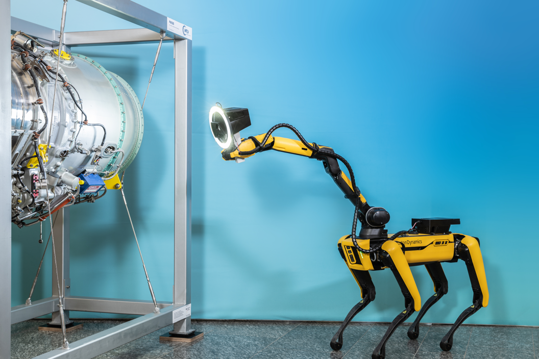 Fraunhofer IOF auf der Control 2024: Sensor und Roboterhund kombiniert Fraunhofer IOF auf der Control 2024: Sensor und Roboterhund kombiniert