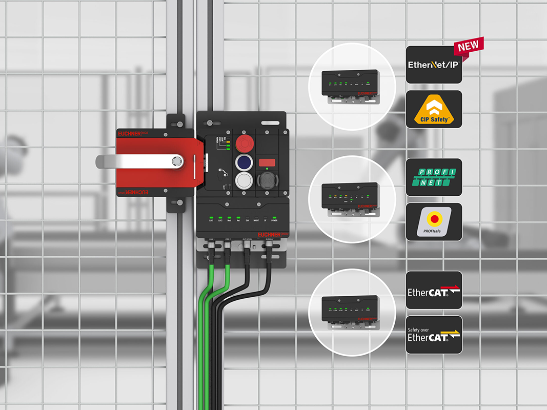 Die MGB2 Modular lässt sich an alle Anforderungen individuell anpassen und ist jetzt auch für EtherNet/IP / CIP Safety erhältlich. Die MGB2 Modular lässt sich an alle Anforderungen individuell anpassen und ist jetzt auch für EtherNet/IP / CIP Safety erhältlich.