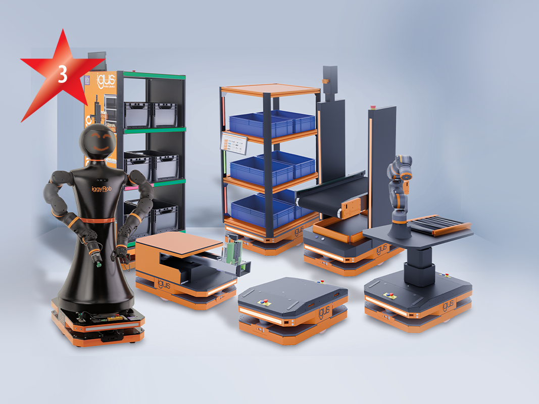 Igus: Modulare Roboterplattform für Logistik, Montage und Handling