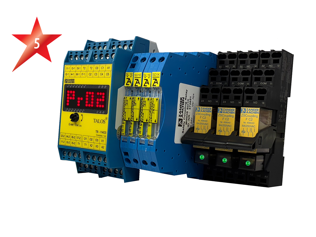 Zander Aachen: Konfigurierbare, intelligente Safety Relais