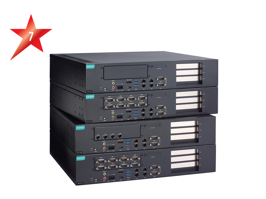 Moxa: KI-fähige Rackmount-x86-IPCs