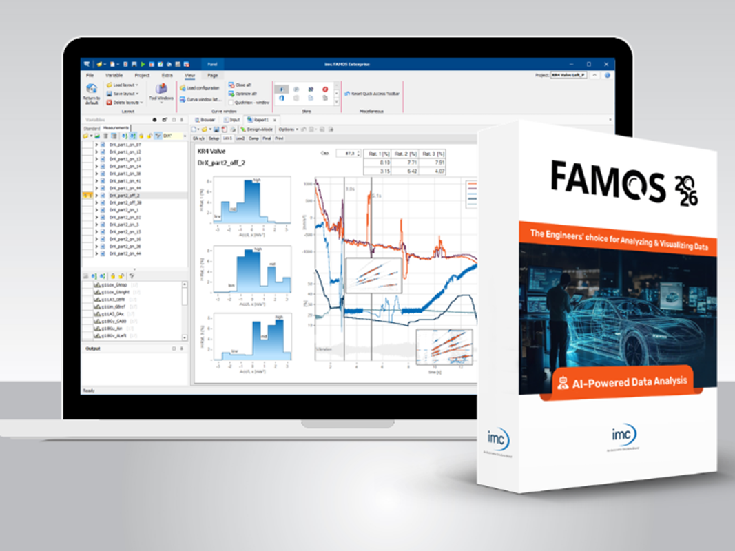 imc Test & Measurement / HighQSoft: ASAM ODS direkt in Famos nutzbar
