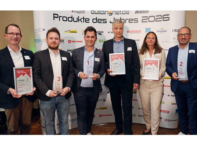 Produkte des Jahres 2026 - Die Gewinner in der Kategorie „Metalldach & -fassade“