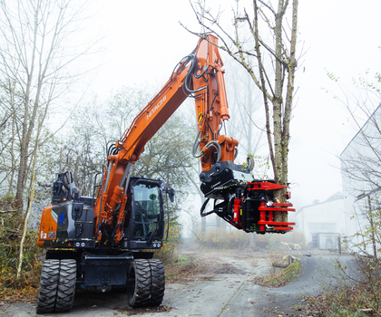 Effizienter arbeiten mit Vogt: Der neue Tree Hugger mit Speed-Cut-System