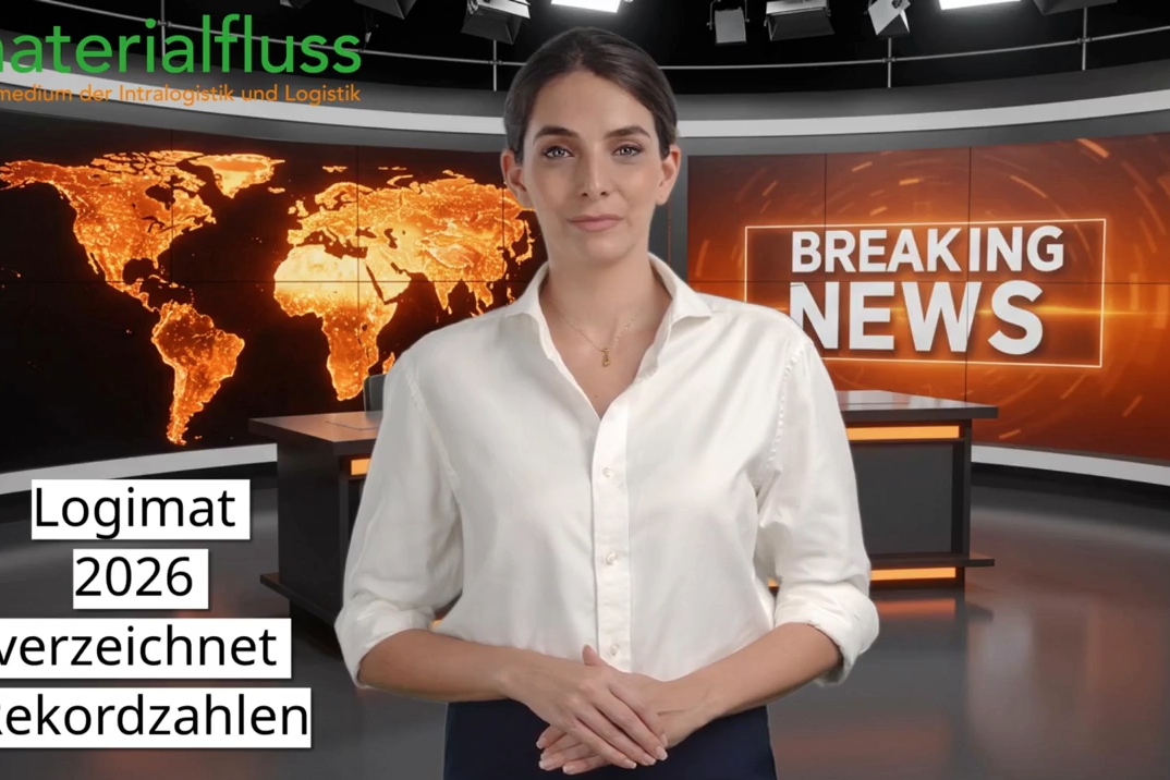 Video-News von materialfluss 30. März 26: Abschluss der Logimat 2026 - das Kurzvideo Video-News von materialfluss 30. März 26: Abschluss der Logimat 2026 - das Kurzvideo