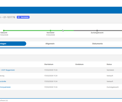 MCS Rental Software erweitert Kundenportal um neue Vertragsübersicht