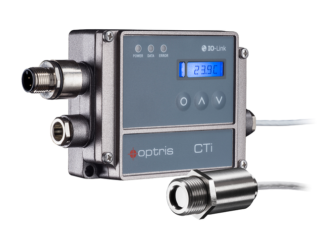 Optris: CTi-Pyrometer mit EtherCAT und IO-Link Optris: CTi-Pyrometer mit EtherCAT und IO-Link