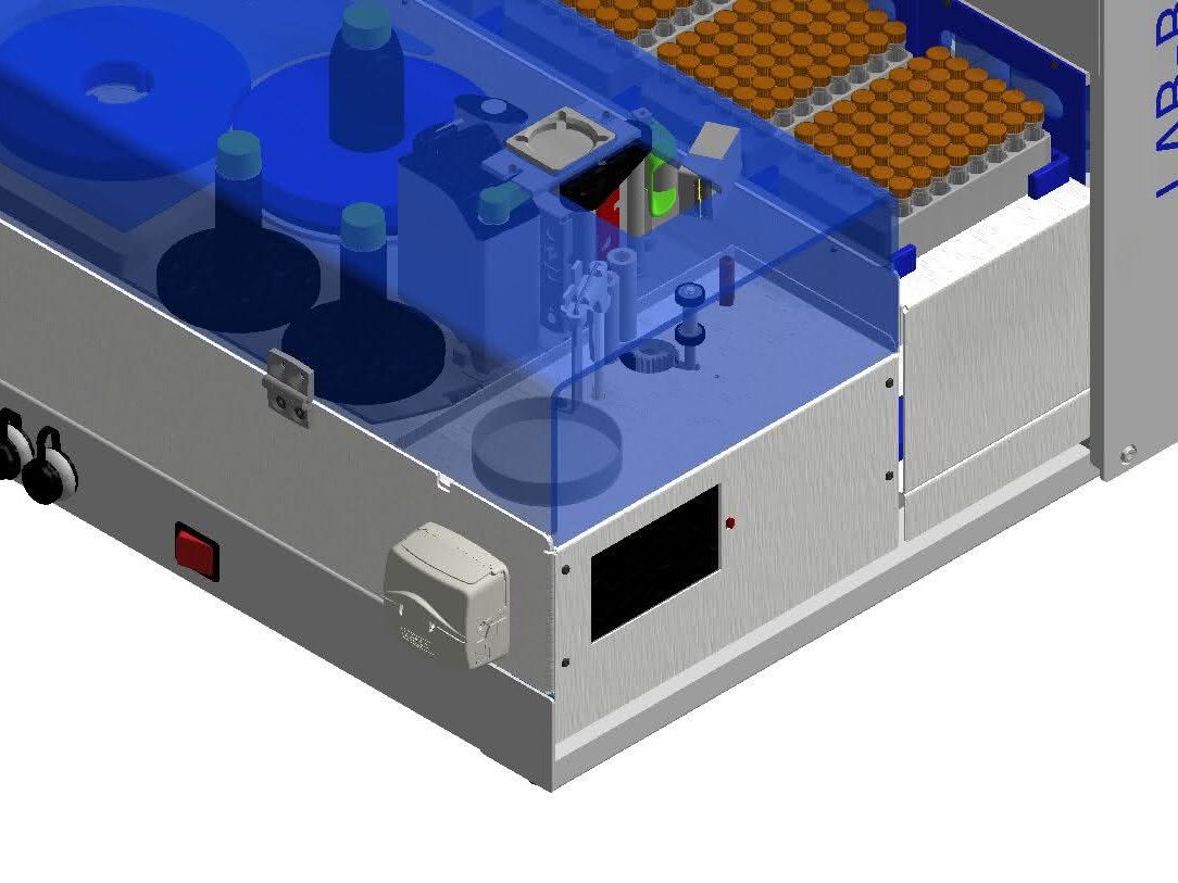 Multifunktionseinheit des Geräts „LAB-BOT- ONE“.