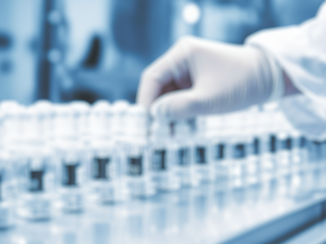 Reinraum in der Pharmaproduktion