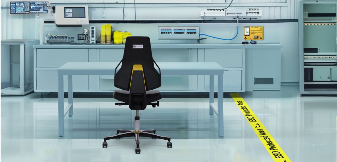 Laborstuhl für ergonomisches Sitzen Laborstuhl für ergonomisches Sitzen
