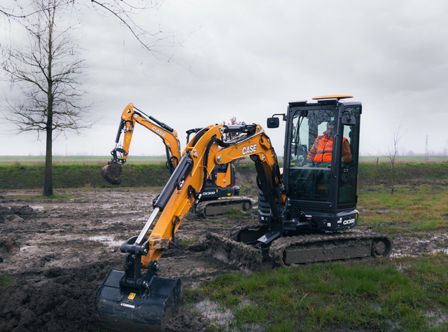 Der neue Case CX38D im GaLaBau
