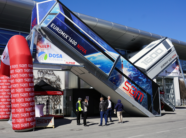 Voller Erfolg für SBM Mineral Processing Semimobilen und stationären Betonmischanlagen am SBM-Stand der bauma 2025