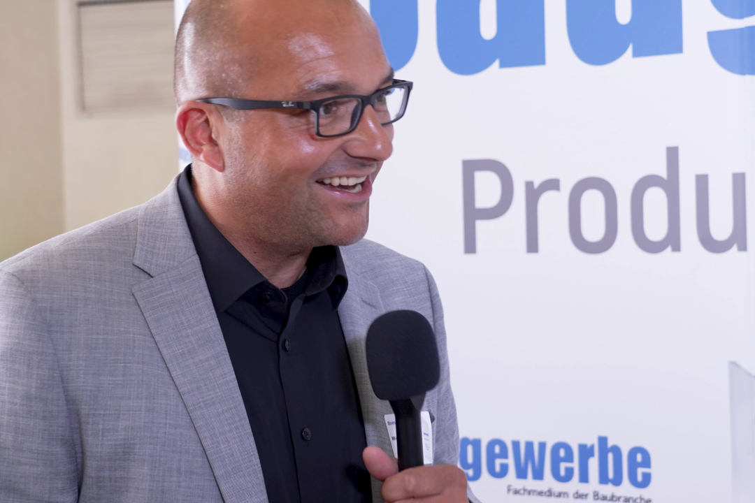 Video-Interview Michael Stützer - Baugewerbe Produkte des Jahres 2026 Video-Interview Michael Stützer - Baugewerbe Produkte des Jahres 2026