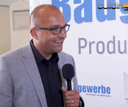 Video-Interview Michael Stützer - Baugewerbe Produkte des Jahres 2026 Video-Interview Michael Stützer - Baugewerbe Produkte des Jahres 2026