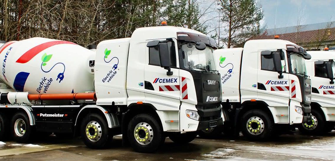 Cemex: Elektrisch gegen Emissionen Die neuen Cemex-Fahrmischer mit vollelektrischem Antrieb