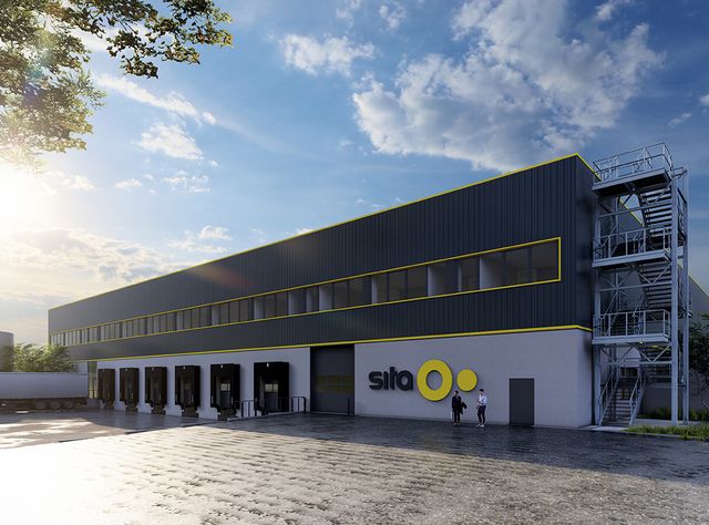 Spatenstich für die neue Logistikhalle von Sita Spatenstich für die neue Logistikhalle von Sita
