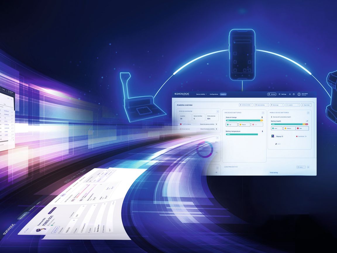 Datalogic auf der SPS 2025: Zentral steuern, verwalten und auswerten Datalogic auf der SPS 2025: Zentral steuern, verwalten und auswerten