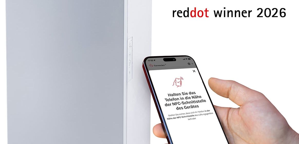 Dezentrales Lüftungsgerät von Pluggit erhält Red Dot Award Dezentrales Lüftungsgerät von Pluggit erhält Red Dot Award