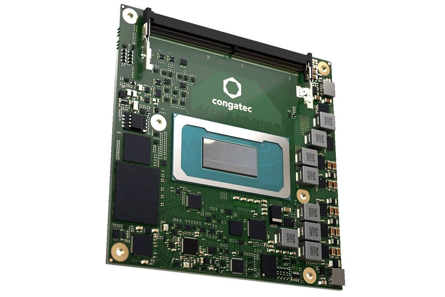 Bild 4: Das COM Express Type 6 Computer-on-Module conga-TC1000 mit Intel Core Ultra Series 3 Prozessoren (Codename: Panther Lake) stellt hohe CPU-, Grafik- und KI-Performance auf einem kompakten Modul zur Verfügung.