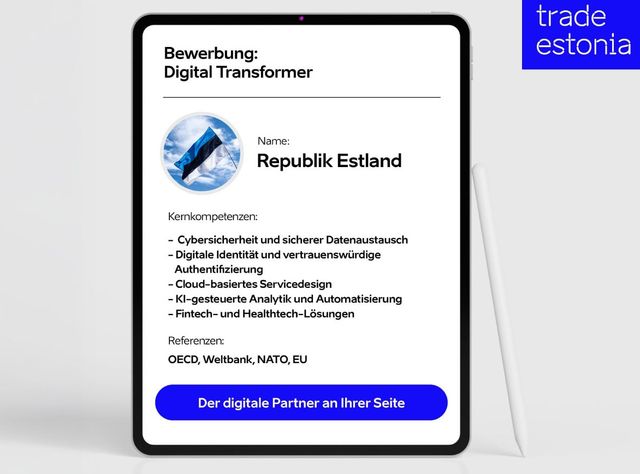Digital administration: Estonia "applies" to Germany