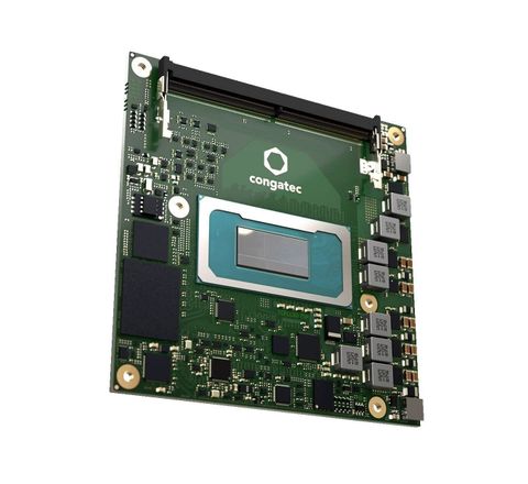 Bild 4: Das COM Express Type 6 Computer-on-Module conga-TC1000 mit Intel Core Ultra Series 3 Prozessoren (Codename: Panther Lake) stellt hohe CPU-, Grafik- und KI-Performance auf einem kompakten Modul zur Verfügung.