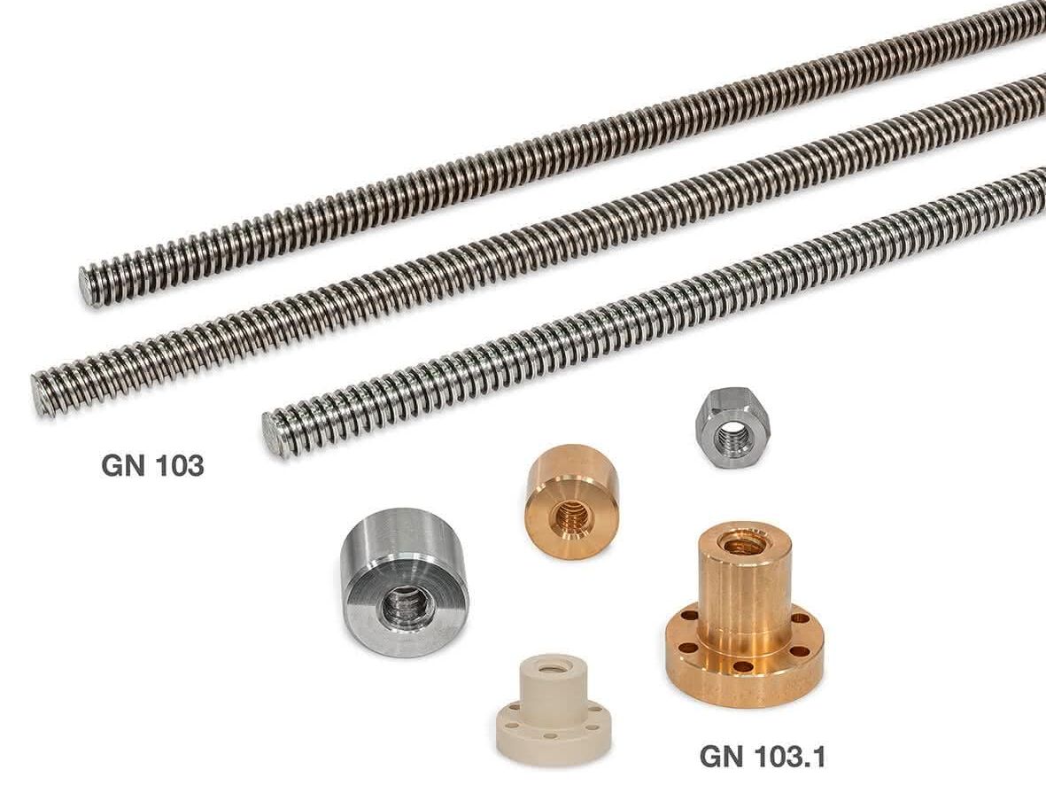 Trapezoidal thread: Spindles and nuts almost everywhere Trapezoidal thread: Spindles and nuts almost everywhere