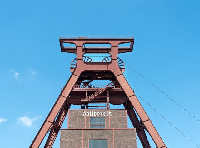 Förderturm der Zeche Zollverein in Essen