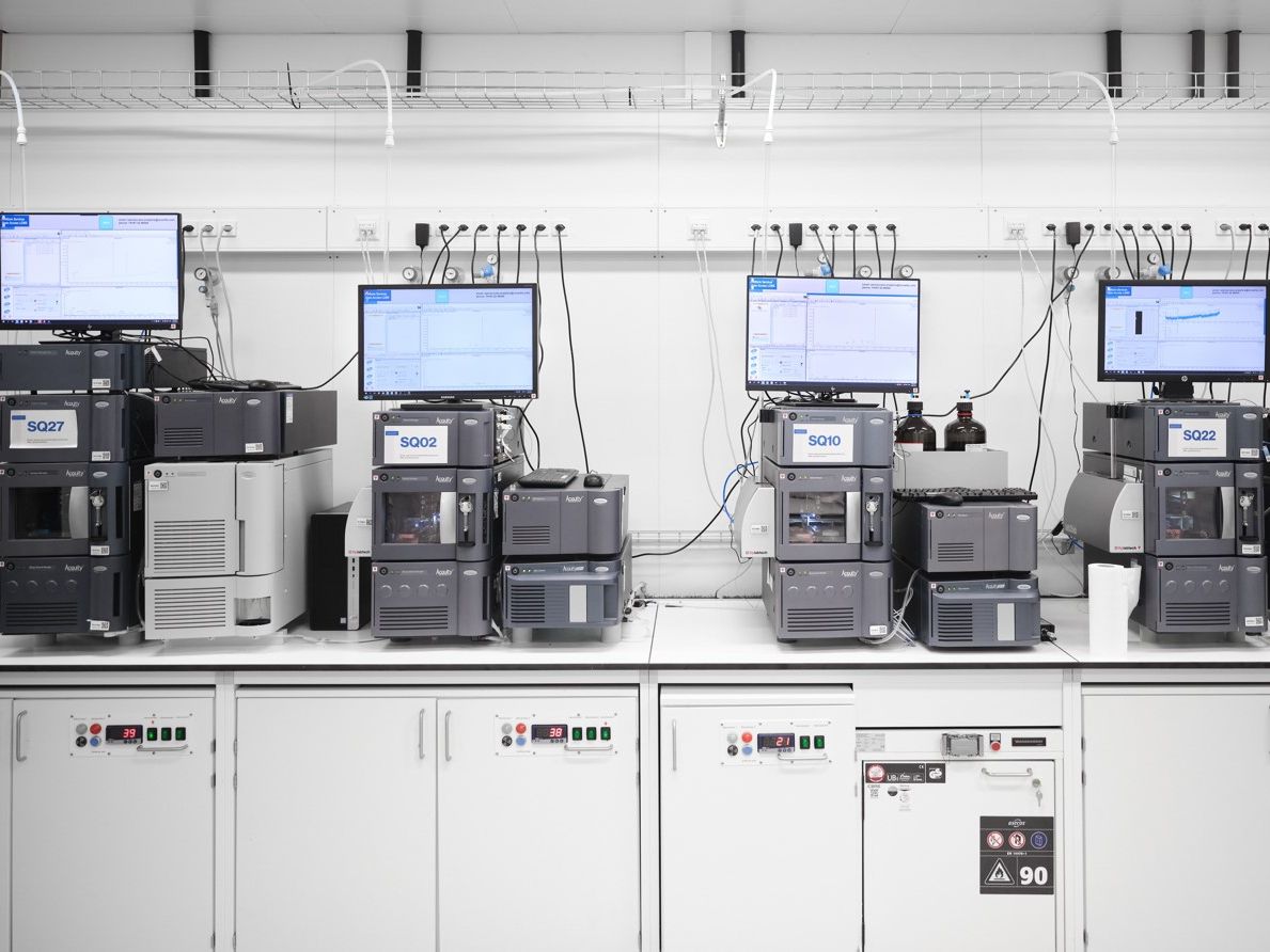 LC-MS devices connected to the Lab2Lab system LC-MS devices connected to the Lab2Lab system