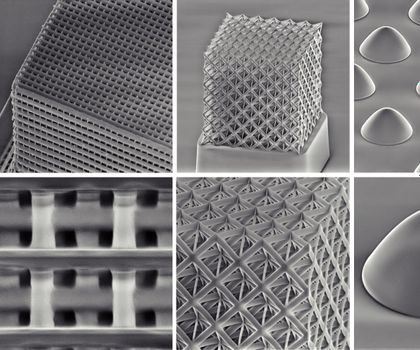 Nanometerfeiner Glas-Druck: Glasstrukturen – fein, feiner, sehr fein Quarzglasstrukturen