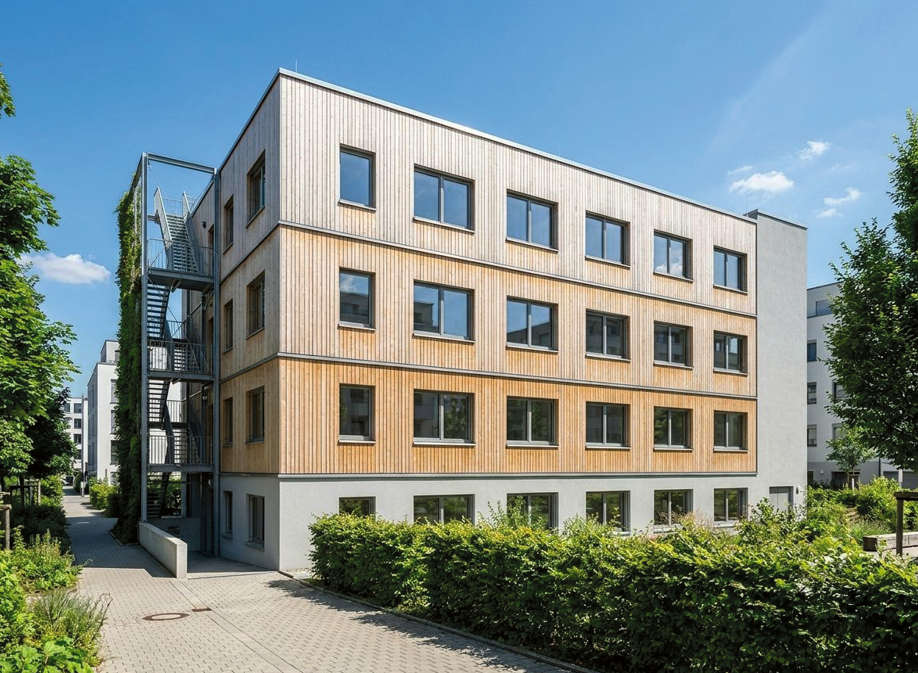 Der neue V-Bau der TH Rosenheim