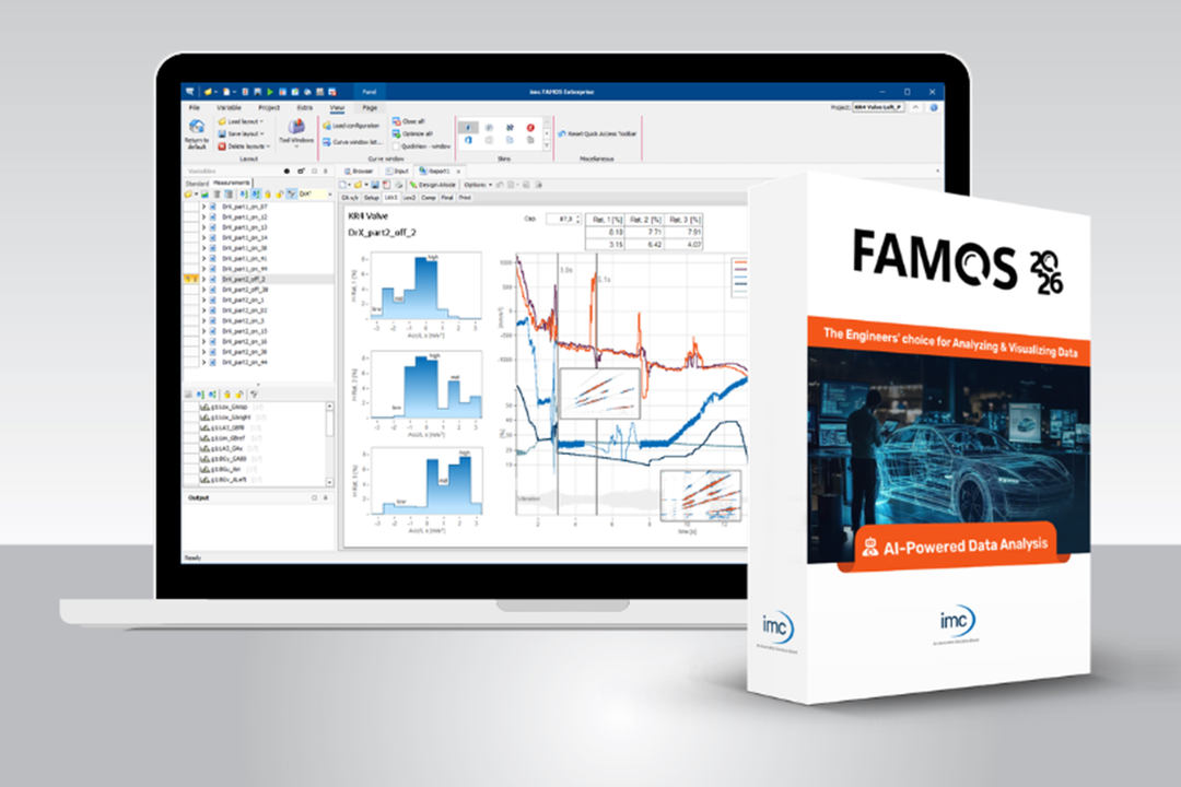 imc Test & Measurement / HighQSoft: ASAM ODS direkt in Famos nutzbar