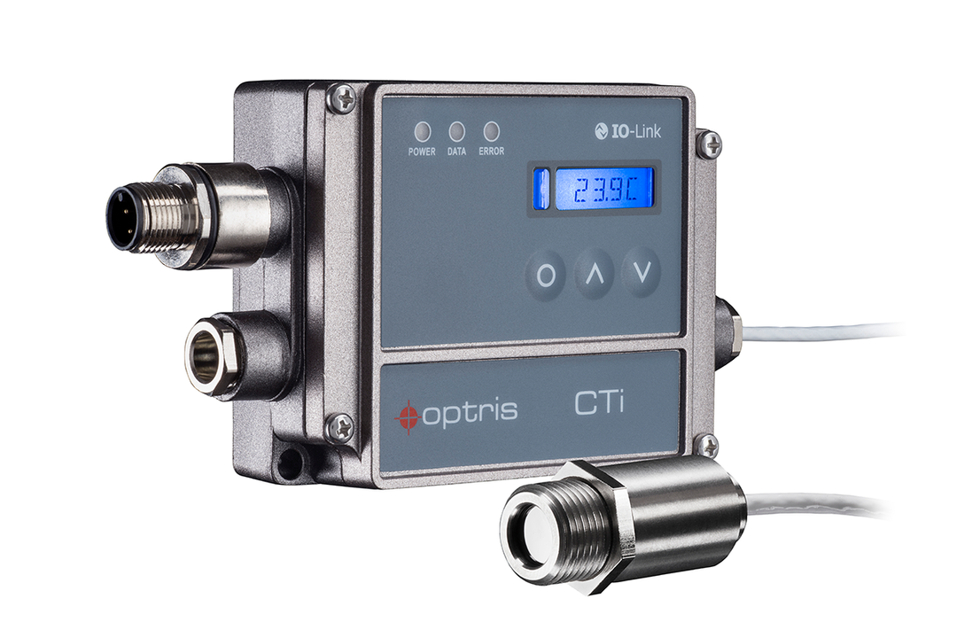 Optris: CTi-Pyrometer mit EtherCAT und IO-Link