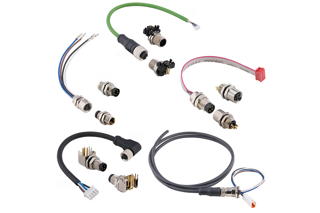 W+P Products: M8/M12-Verbinder für Leiterplatten