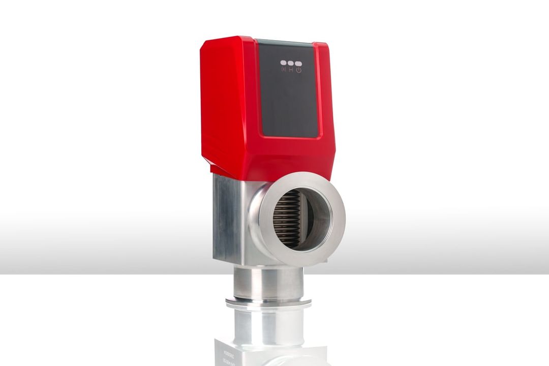 Ventilserie Series E ist das erste elektrische Eckventil für Hochvakuumanwendungen