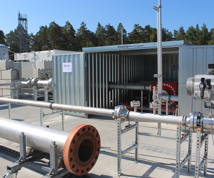 Neues Reallabor für Wasserstoffnetze auf dem Testgelände Technische Sicherheit der Bundesanstalt für Materialforschung und -prüfung.