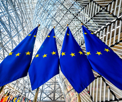 Neue Unternehmensform für Start-ups in Europa: Die EU Inc. kommt EU Flaggen als Symbolbild: Neue Unternehmensform für Start-ups in Europa: Die EU Inc. kommt