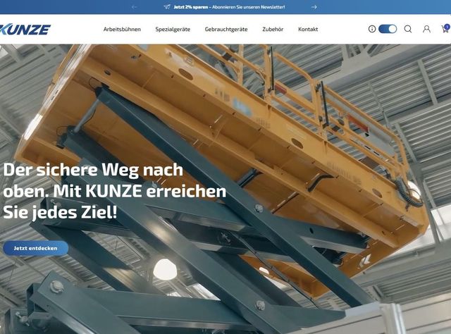 Kunze startet eigenen Online-Shop für Neu- und geprüfte Gebrauchtgeräte Technik dann verfügbar, wenn sie gebraucht wird