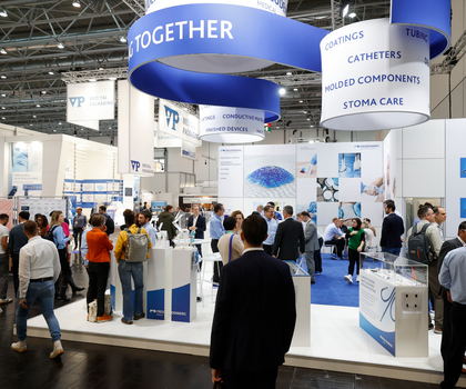 Fachpublikum auf der Messe Compamed