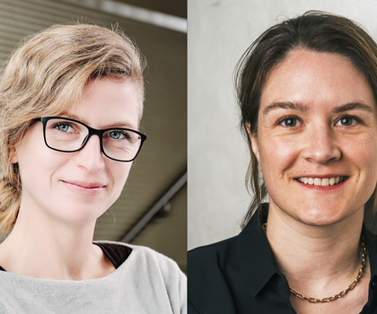 Deutsche Forschungsgemeinschaft DFG fördert neue Mikrobiomplattform an der CAU Kiel mit 800.000 Euro Dr. Corinna Bang (links) und Prof. Mathilde Poyet leiten gemeinsam die neue DFG-geförderte Mikrobiomplattform an der CAU.